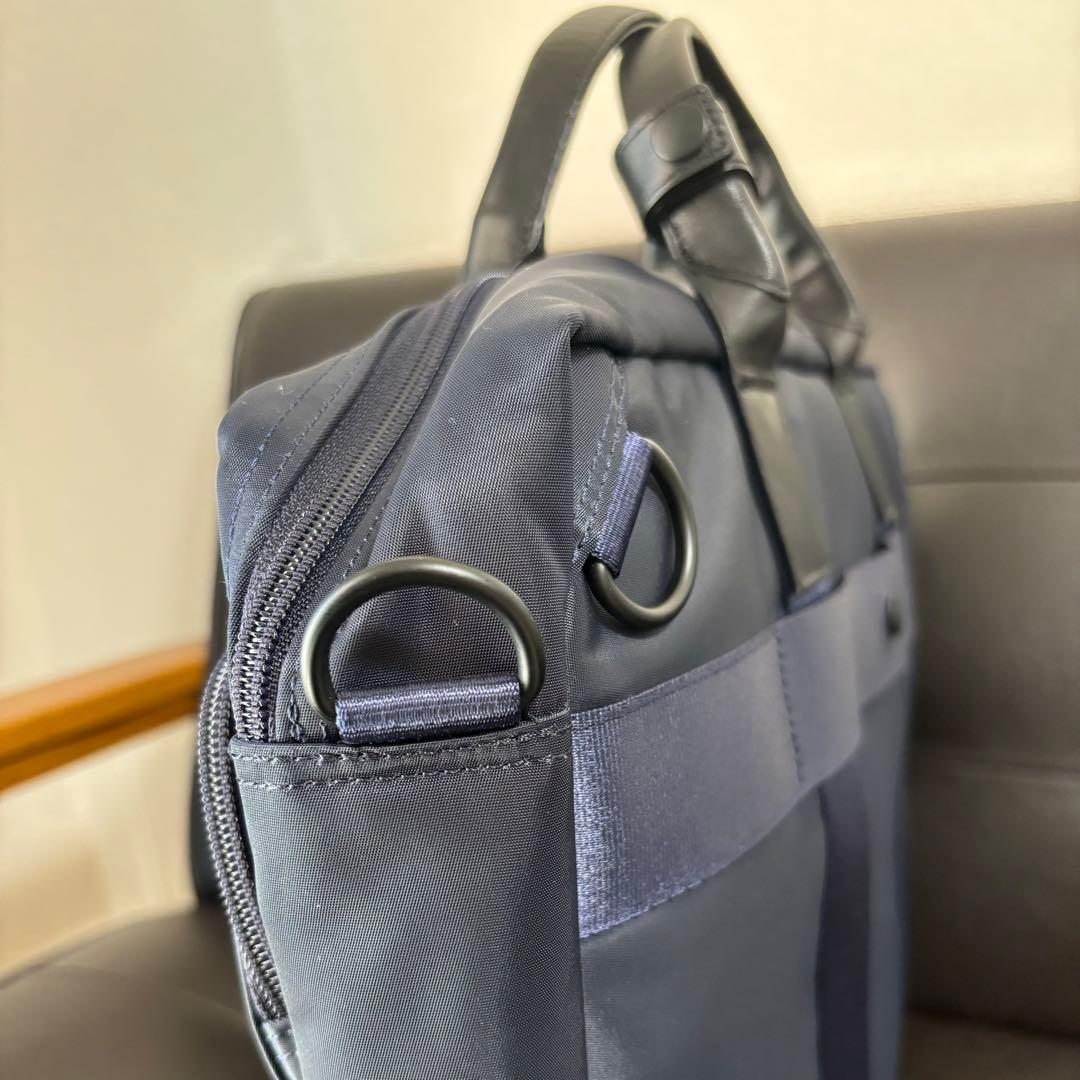【極美品】PORTER ポーター タイム 3WAY ブリーフケース ネイビー