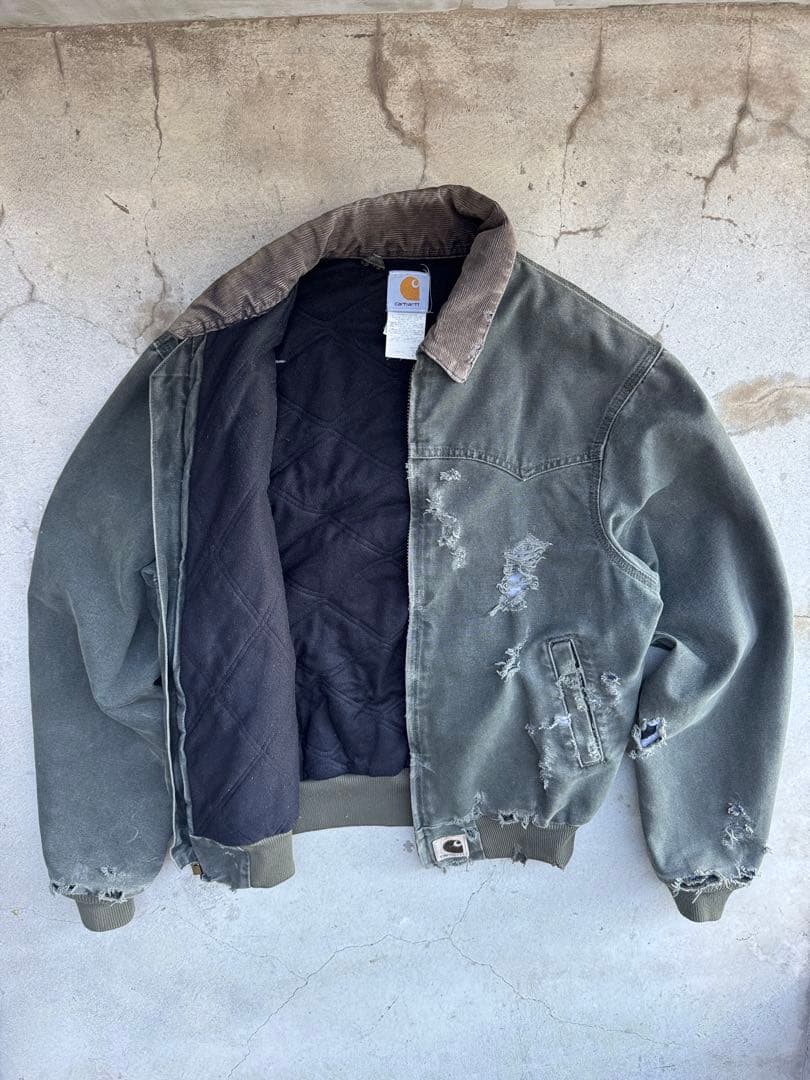 r*o様 希少 カーハート サンタフェ ジャケット J14 MOS M