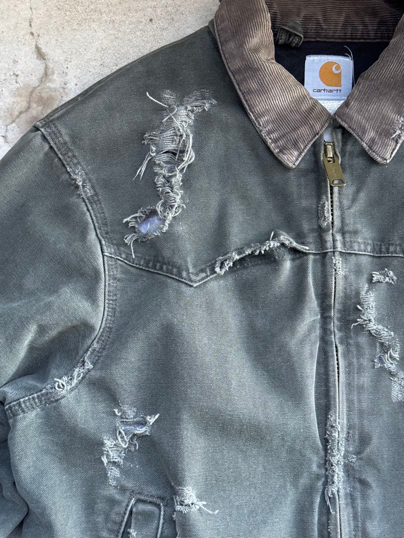 r*o様 希少 カーハート サンタフェ ジャケット J14 MOS M