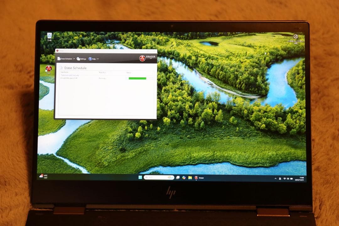 HP ENVY x360 13.3インチノートPC・純正レザーバッグ付き