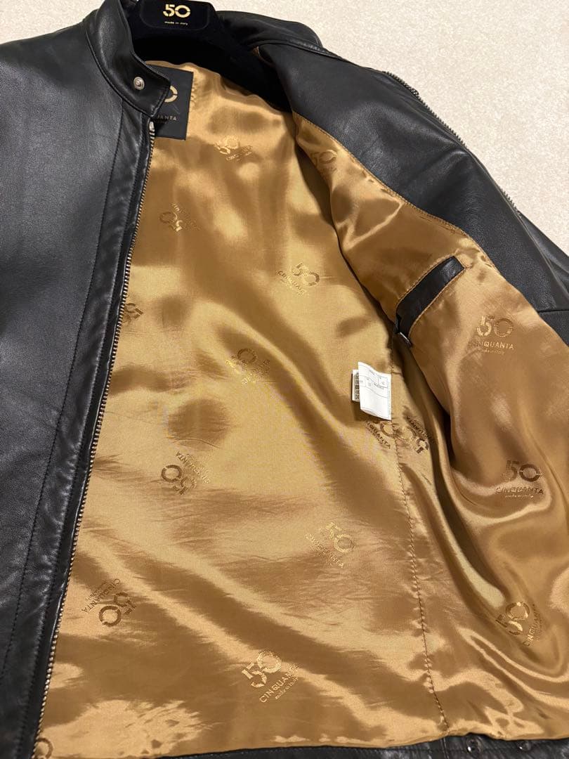 CINQUANTA ライダースジャケット　12/15限定