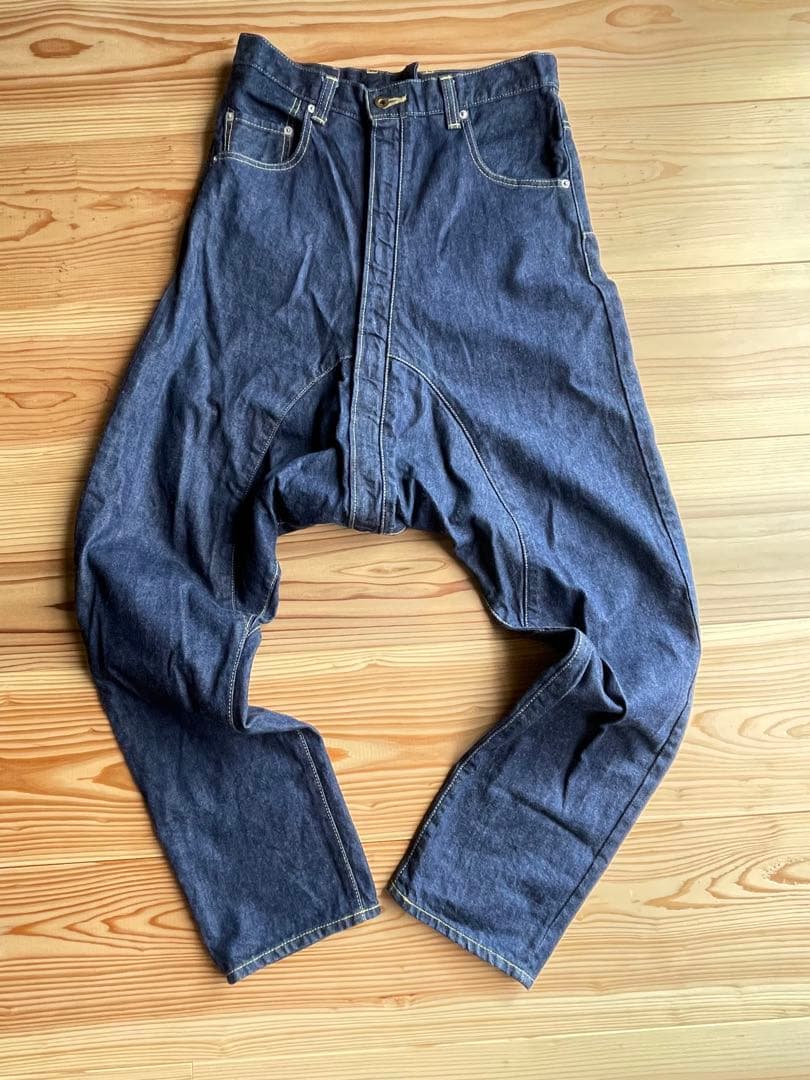 ジュンヤワタナベ　サルエルパンツデニム