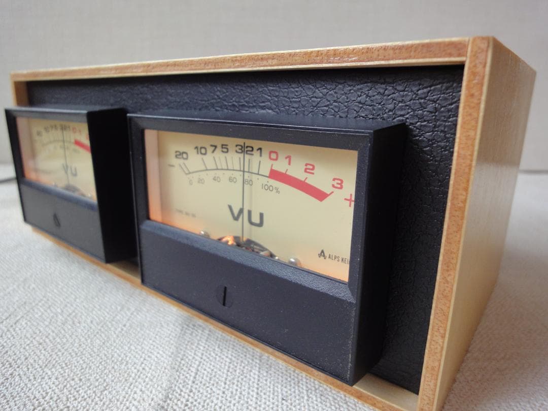 自作ステレオVUメーター190号機（ALPS KEIKI製大型）