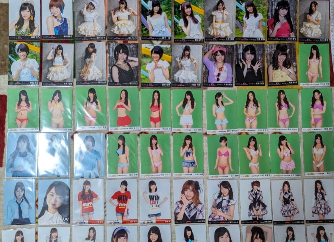 美品 グラビア 公式 特典 生写真 150枚セット (ダブリ15枚含)大島優子他