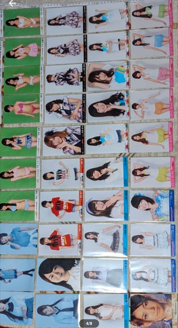 美品 グラビア 公式 特典 生写真 150枚セット (ダブリ15枚含)大島優子他