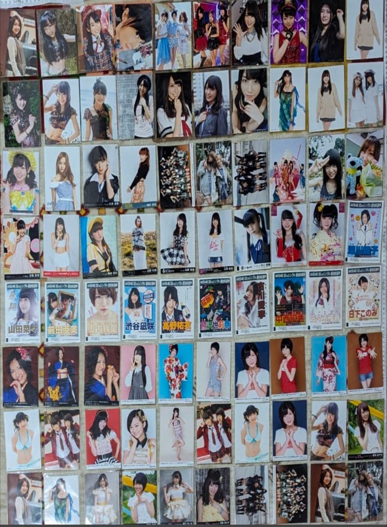 美品 グラビア 公式 特典 生写真 150枚セット (ダブリ15枚含)大島優子他