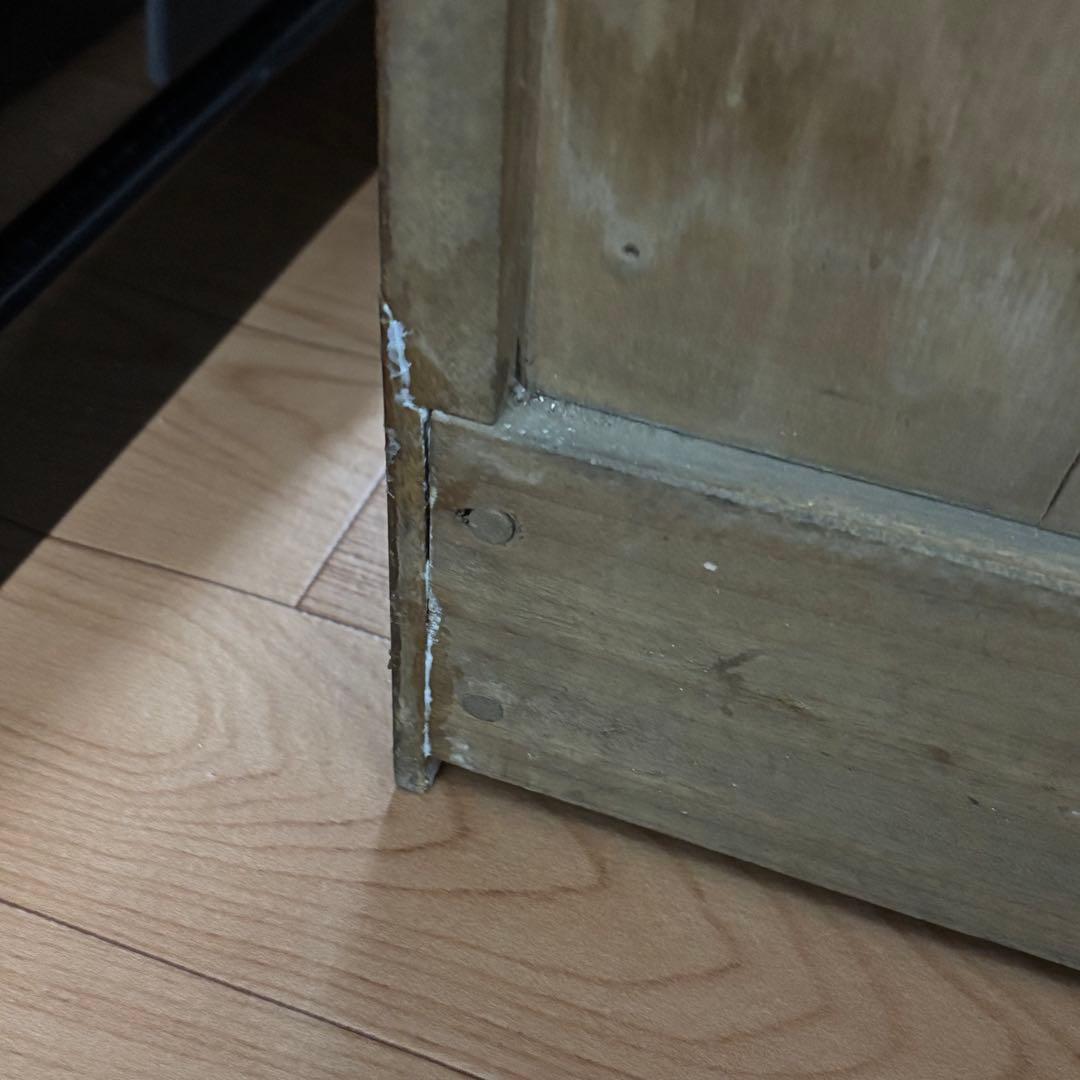 レトロ　アンティーク　飾り棚　キャビネット　古民家　食器棚　ガラス棚　カフェ