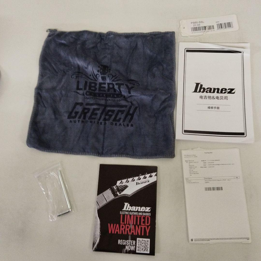 Ibanez PS60 Paul Stanley シルバー スパークル傷あり