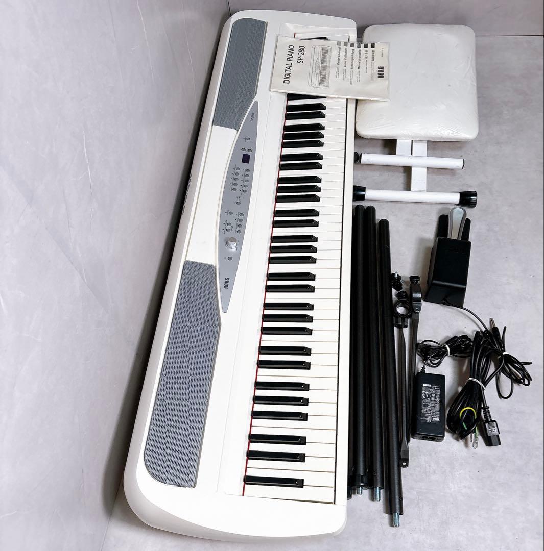 KORG SP-280-WH 電子ピアノ ホワイト 美品 88鍵盤　2016年式