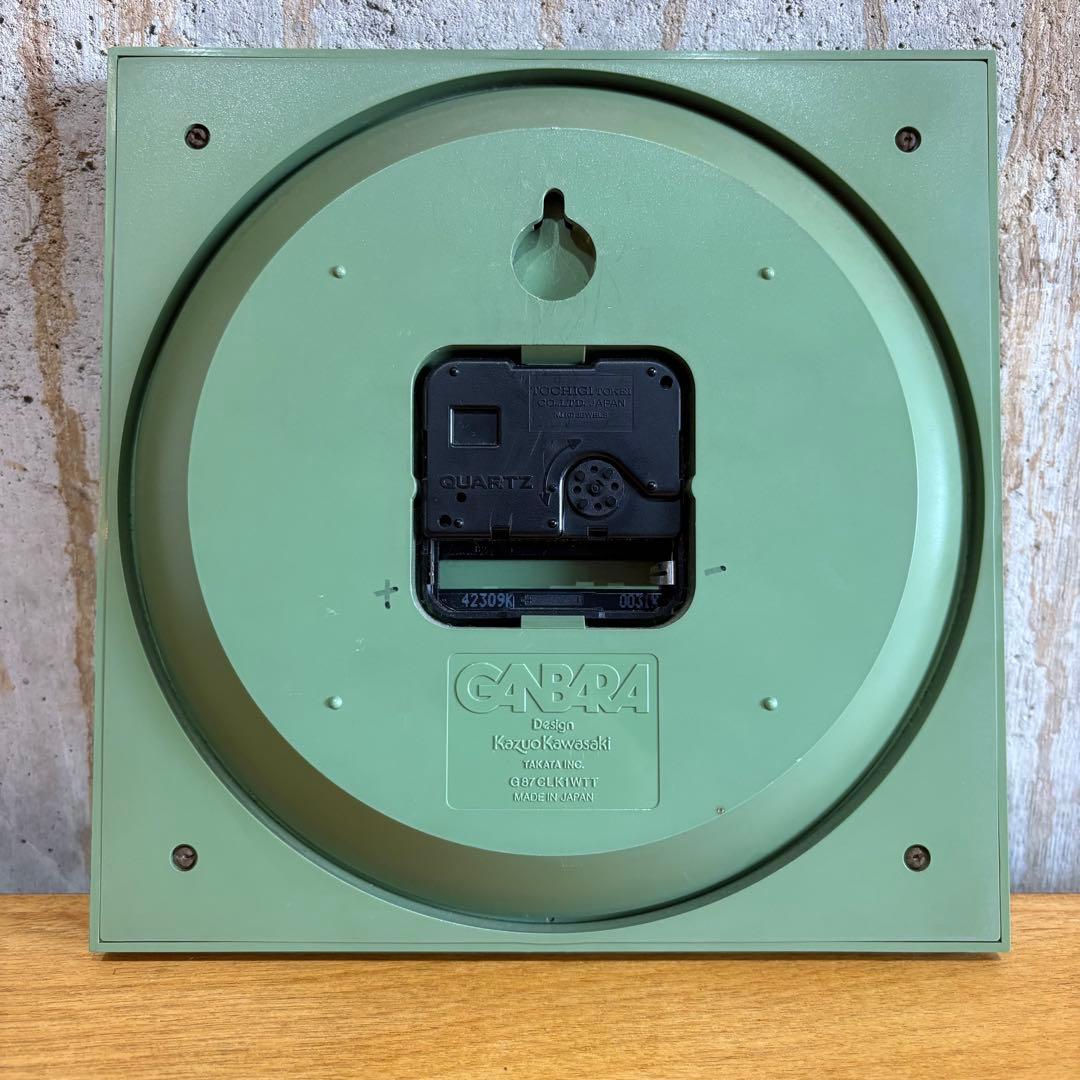 GANBARAウォールクロック 川崎和男　壁掛時計