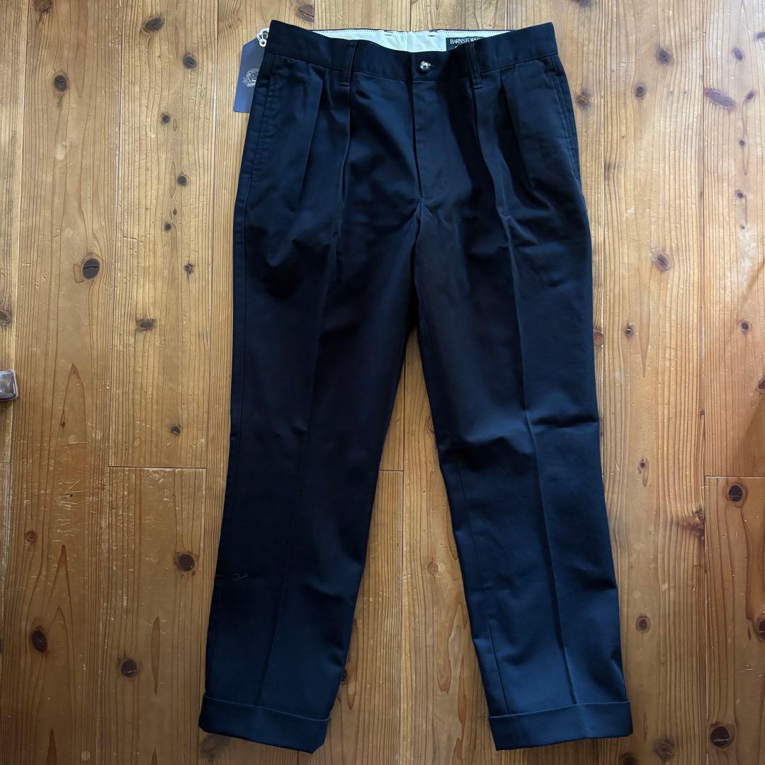 【新品未使用】バーンストーマー 1002P 2プリーツドレスチノ チノパン日本製