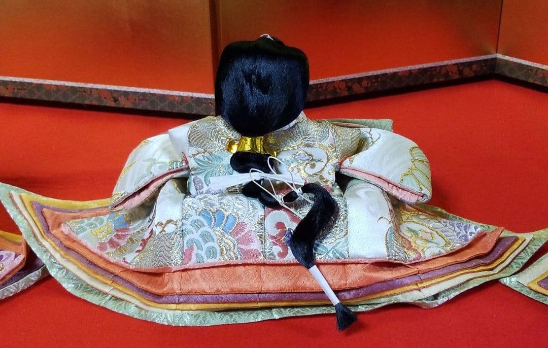 雛人形　三人官女　金蘭