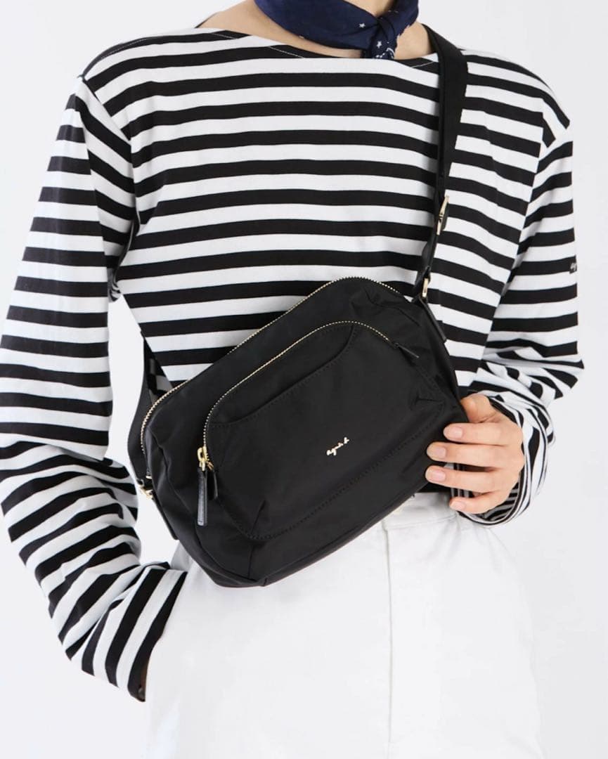 新品タグ付き agnes b. ショルダーバッグ FT03A-04