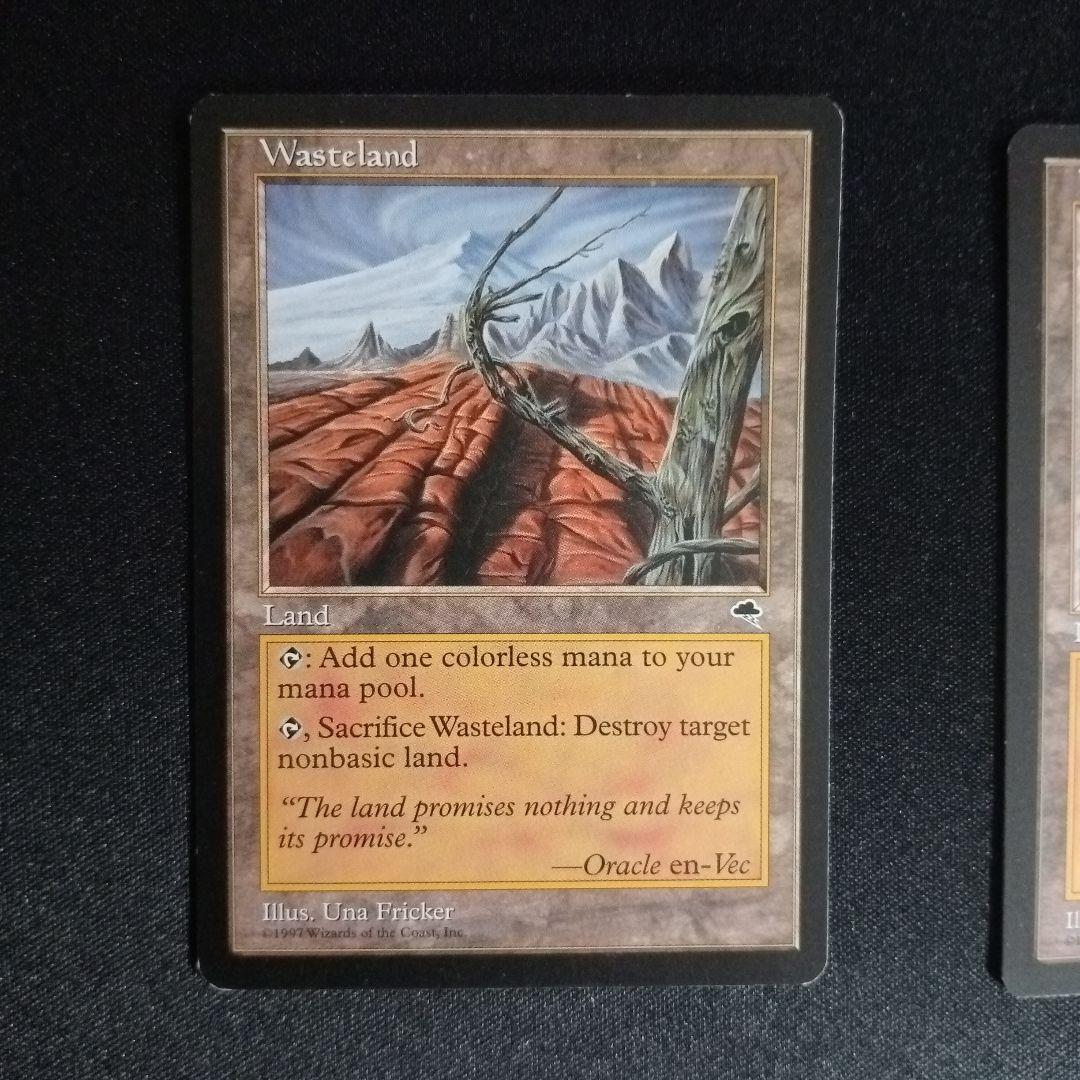 MTG　英語版ノーマル　【不毛の大地】　4枚セット