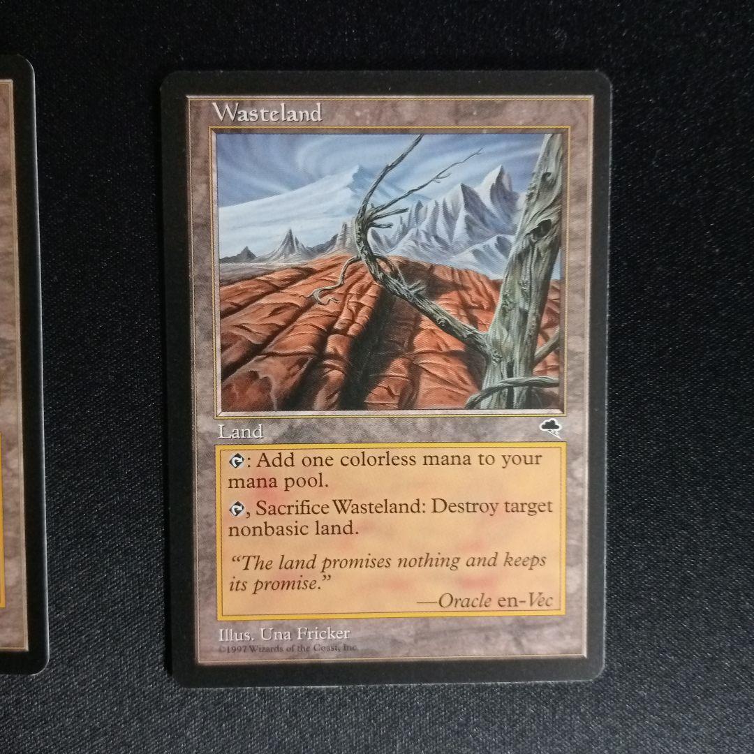 MTG　英語版ノーマル　【不毛の大地】　4枚セット