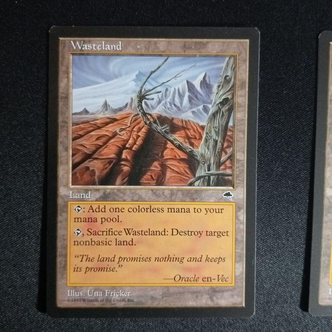 MTG　英語版ノーマル　【不毛の大地】　4枚セット