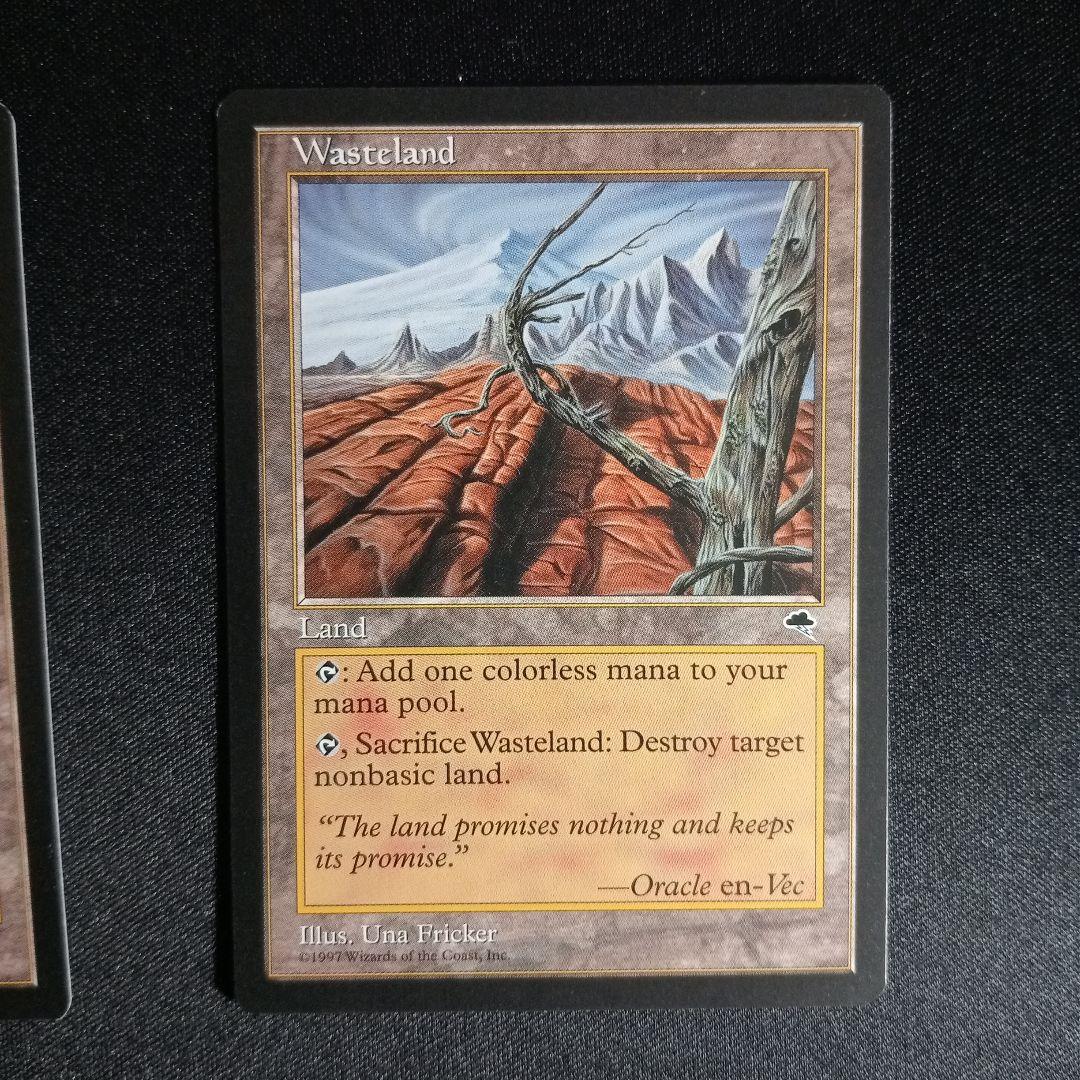 MTG　英語版ノーマル　【不毛の大地】　4枚セット