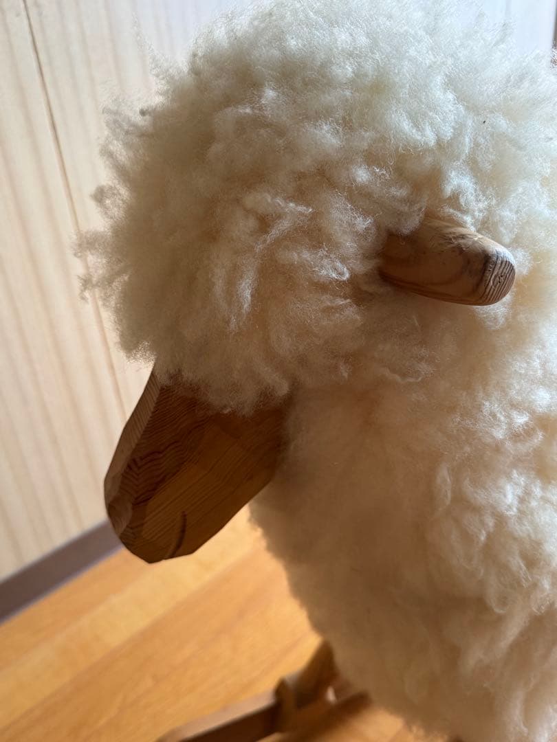 北欧　デンマーク　ポールケア　ロッキングシープ　木馬　羊　直接取引可能