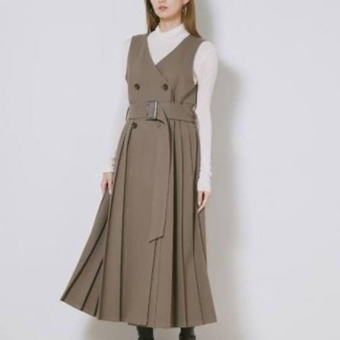 snidel THE COAT LABO プリーツウールコート MOC