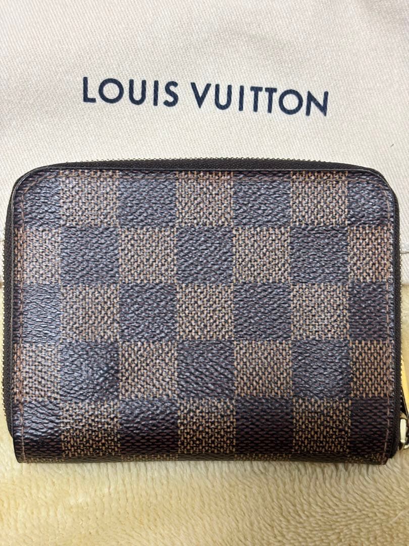 ルイヴィトン　ジッピーパース　ダミエ　ミニ財布　カードケース　LV
