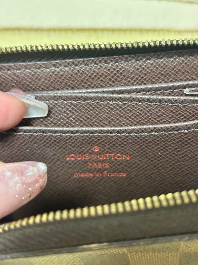 ルイヴィトン　ジッピーパース　ダミエ　ミニ財布　カードケース　LV