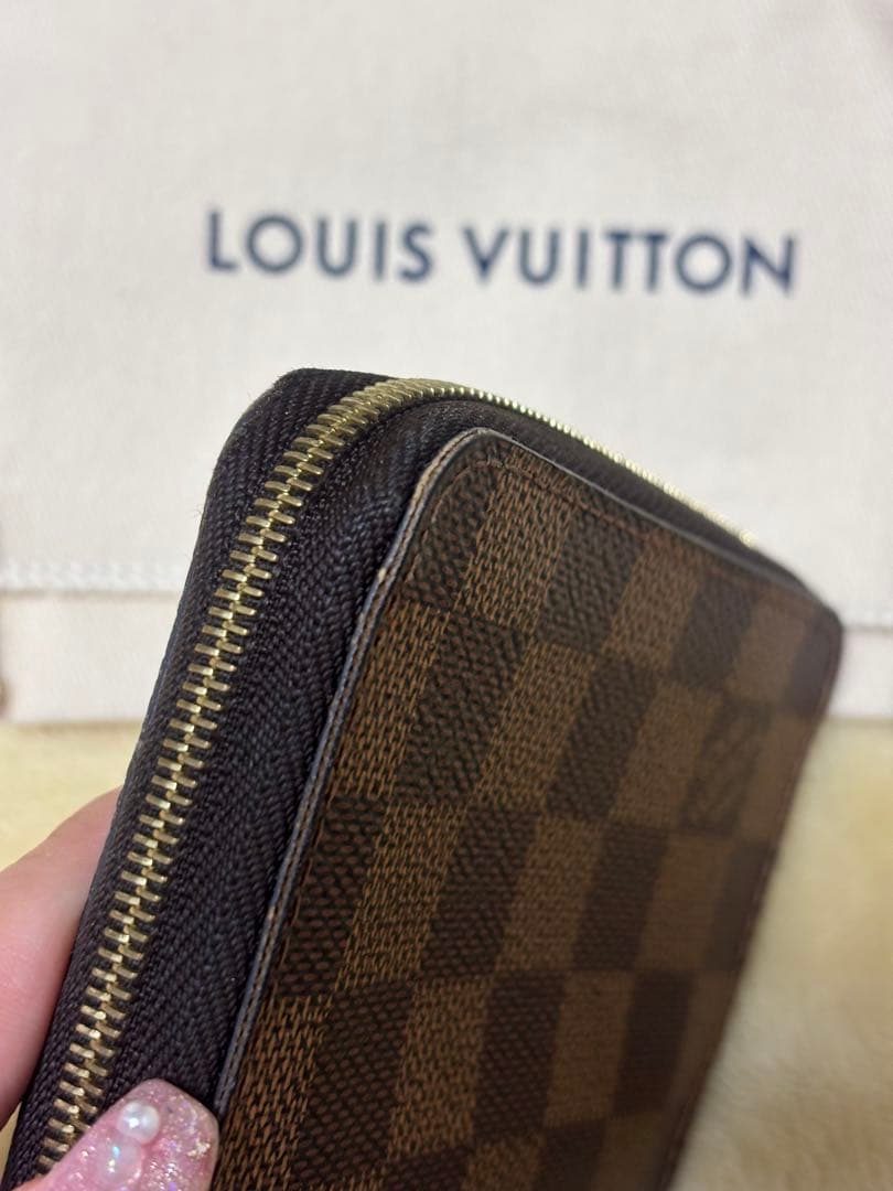 ルイヴィトン　ジッピーパース　ダミエ　ミニ財布　カードケース　LV