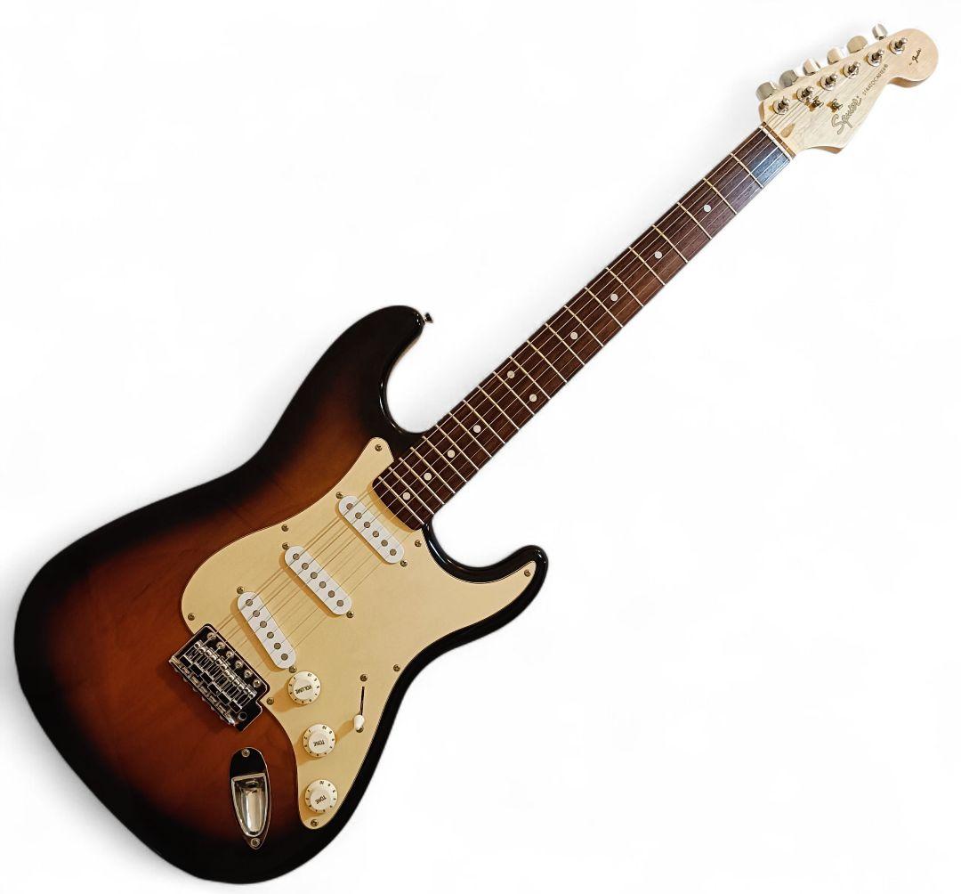 Squier エレキギター ストラトキャスター サンバースト メンテ済