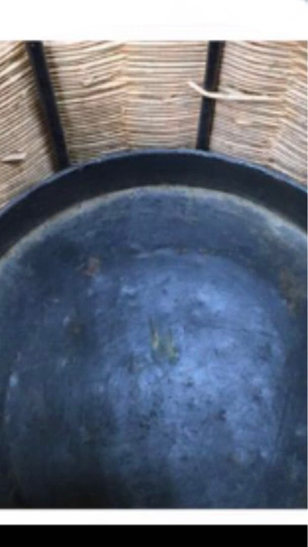 ヴィンテージ♦️高級ラタン♦️アイアンデザイン♦️長物収納 傘立て ゴミ箱に♦️送料込