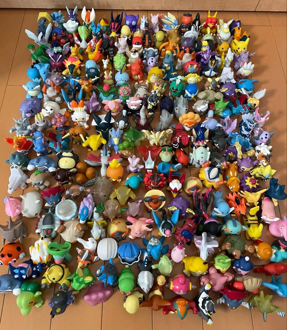 ポケモンキッズ　指人形　まとめ売り 220体　クリア