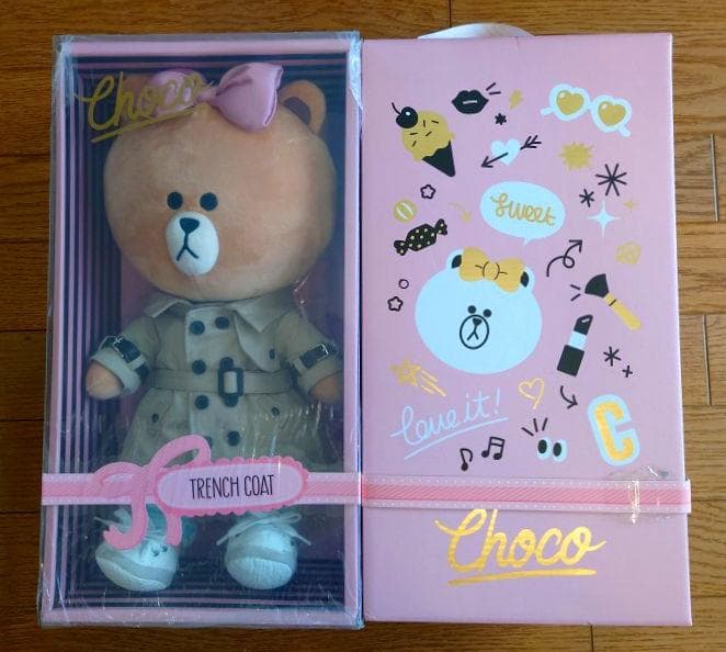 LINE ブラウン 非売品 韓国限定フィギュア(ぬいぐるみ?)