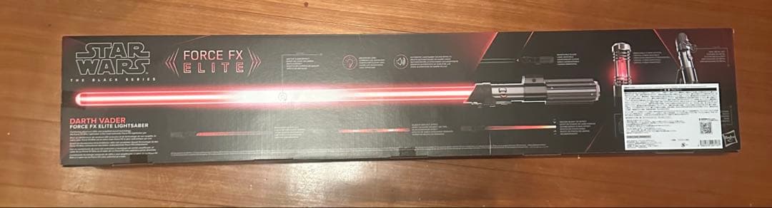 美品　完全新品未開封　スターウォーズ　ライトセーバー　FX　エリート ダース・