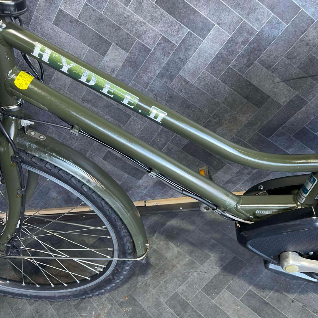 送料無料条件付電動アシスト自転車 26インチHYDEE.II バッテリー8.7