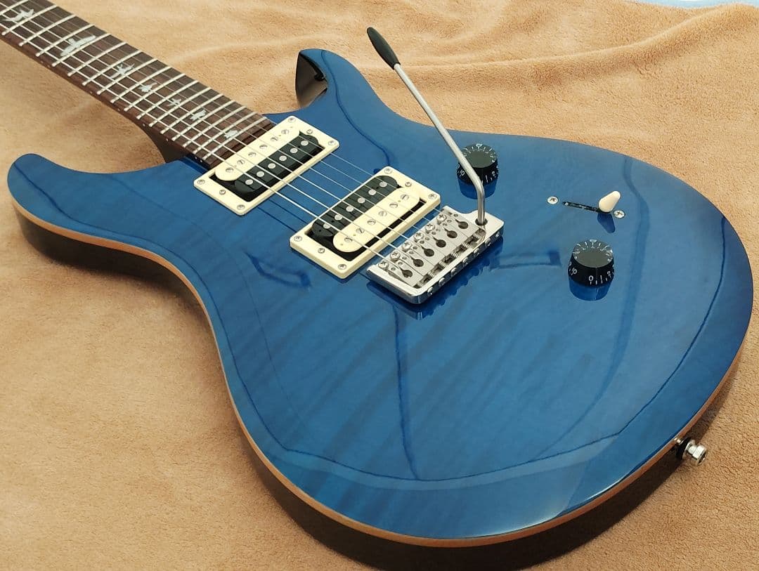 PRS SE Custom 24 Blue Mateo 美品 マグナムロックペグ