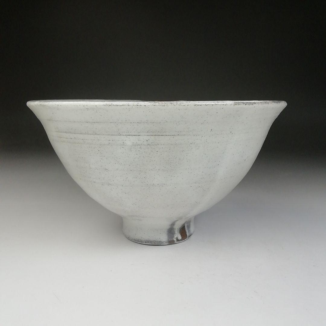 Ｔ７１３　茶碗　『粉引茶碗』『武さし乃窯 造』　共箱　抹茶碗　茶道具