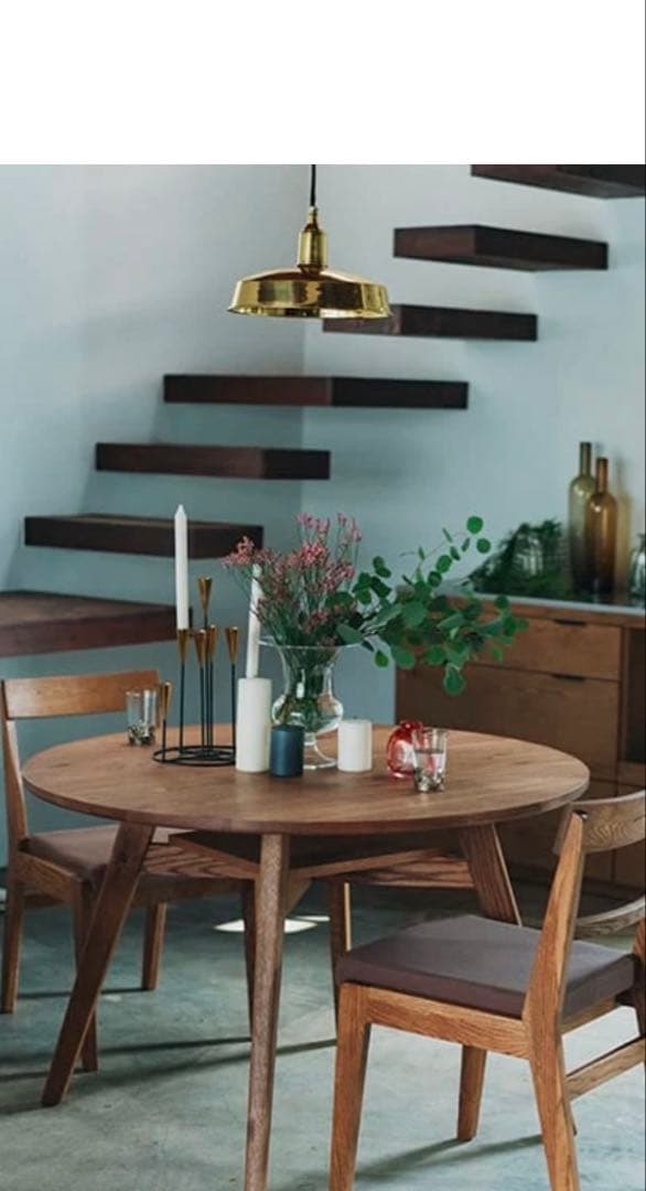 unico テーブル　アディラウンドダイニングテーブル円卓