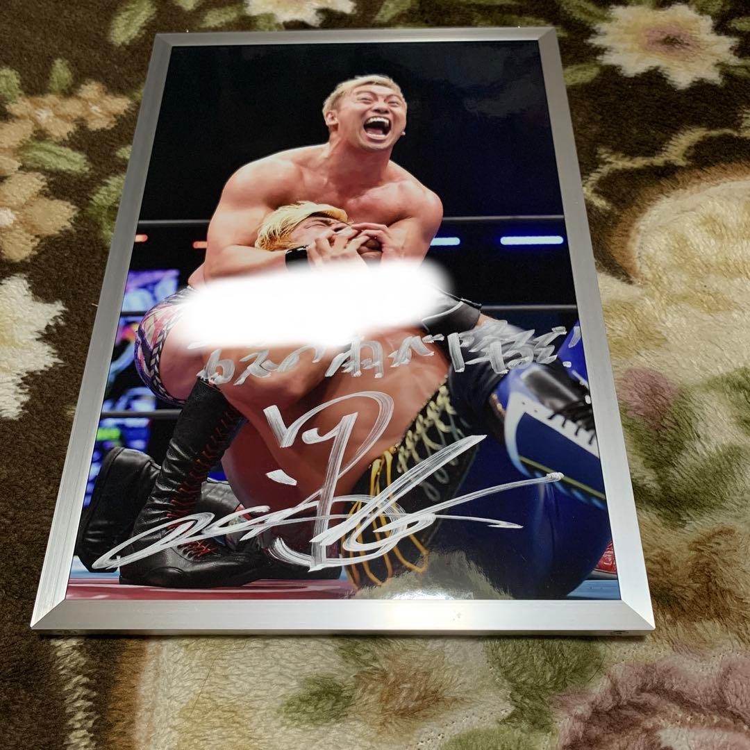 オカダカズチカ　プレゼント当選パネル