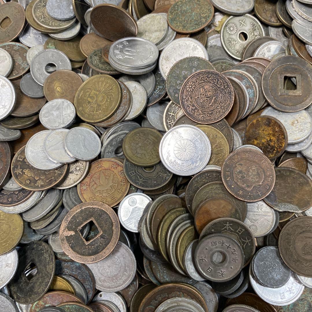 日本の古銭 明治 大正 昭和 レトロ まとめ売り 正味5.7kg NO.56