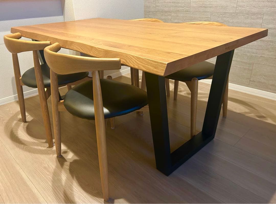 ✳︎みい✳︎無垢ダイニングテーブルセット
