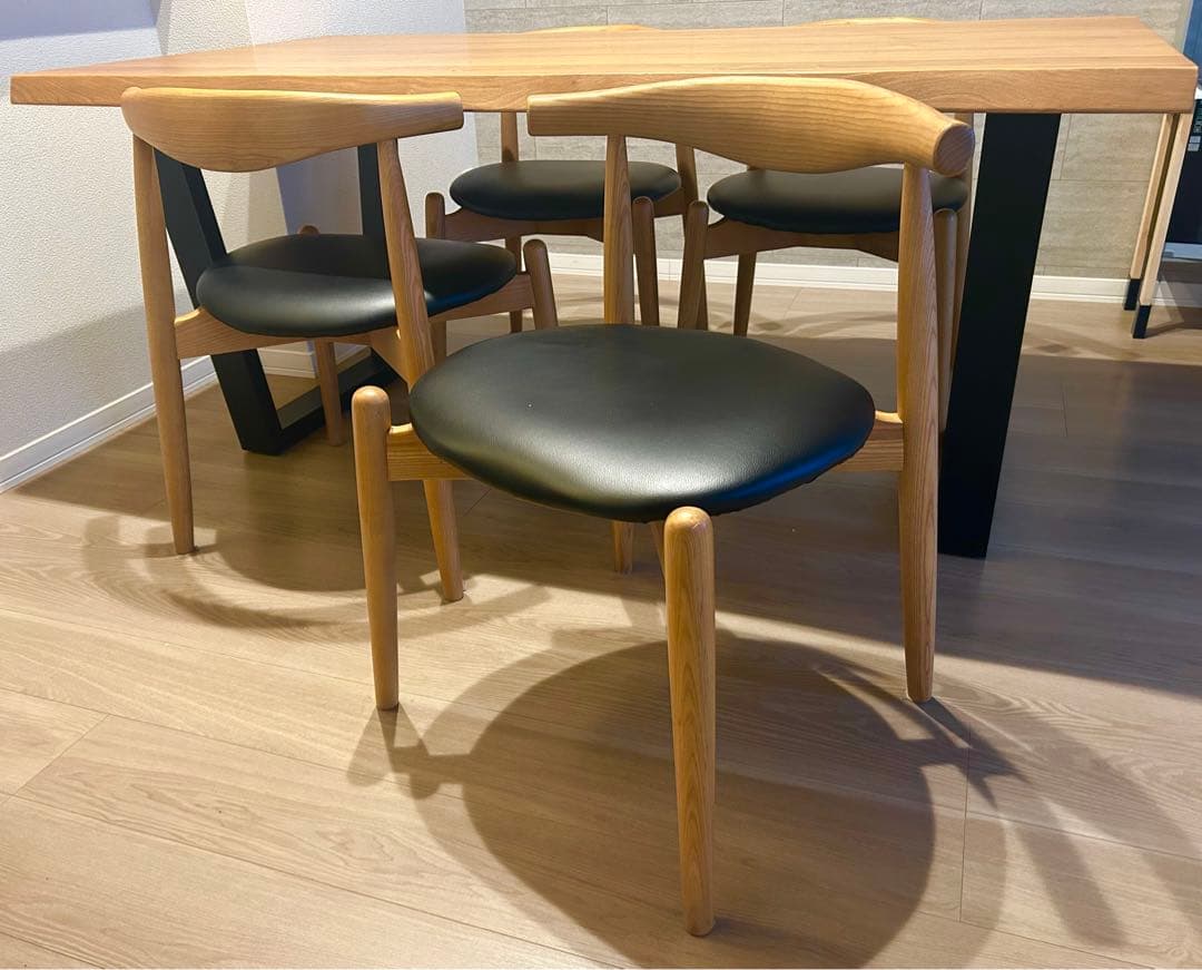 ✳︎みい✳︎無垢ダイニングテーブルセット