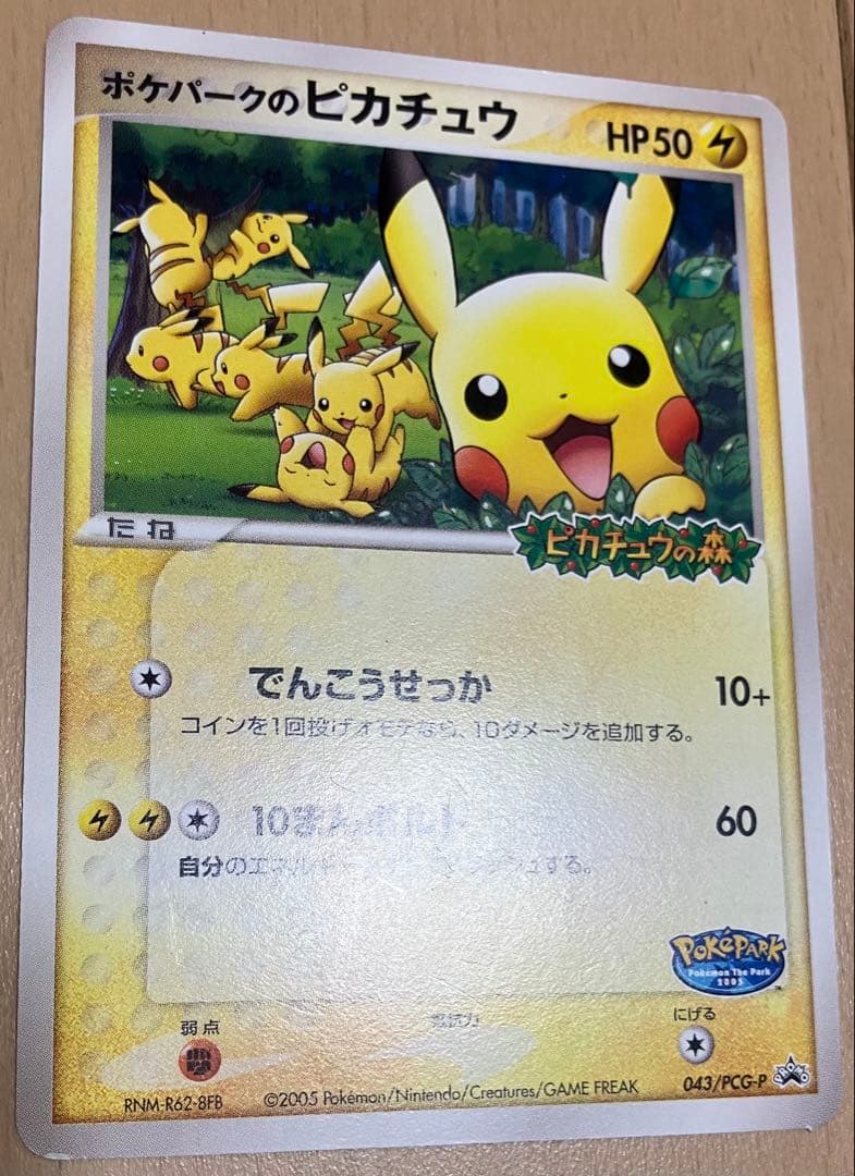 ポケパーク2005 限定ポケモンカード23枚セットプレミアムファイルブルーシート