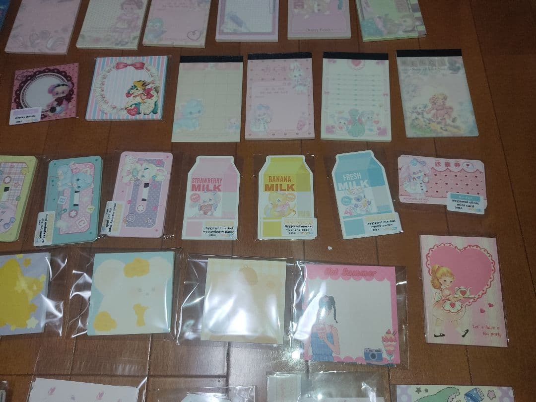 紙もの用 メモ用紙　デザインペーパー 100種類以上セットまとめ売り