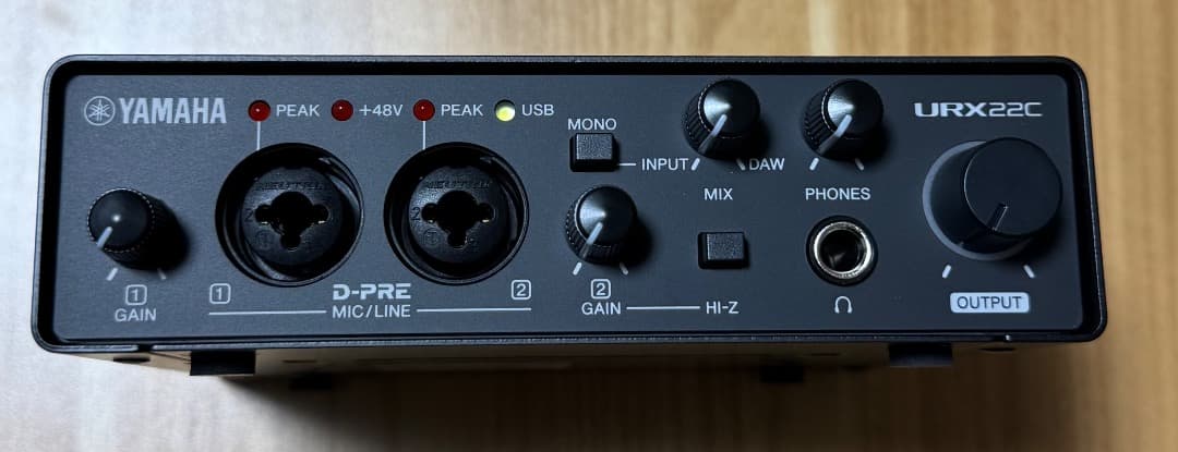＜新品同様＞YAMAHA URX22C オーディオインターフェイス