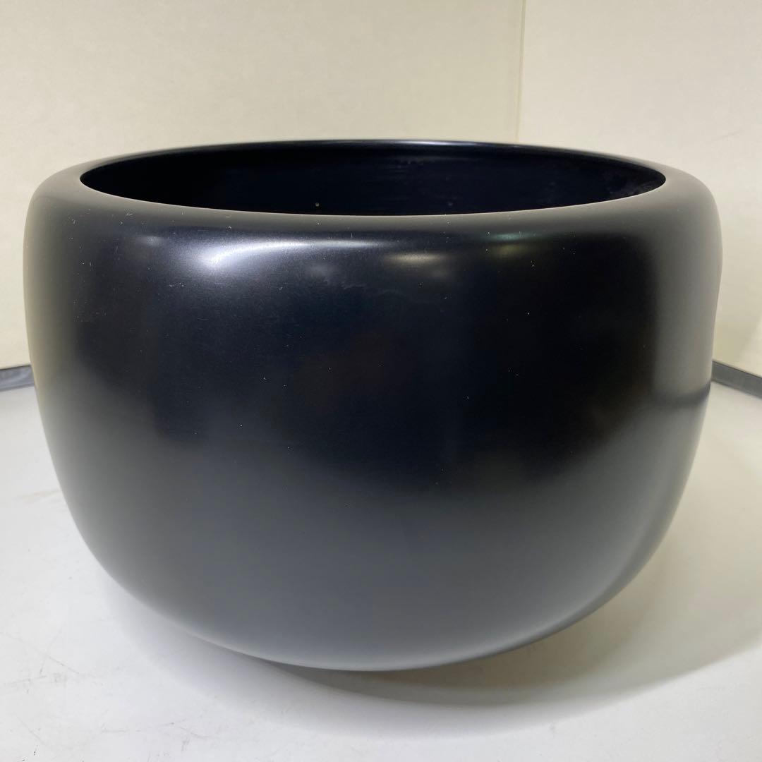 【茶道具】　金森紹栄作　唐銅眉風炉　(共箱)