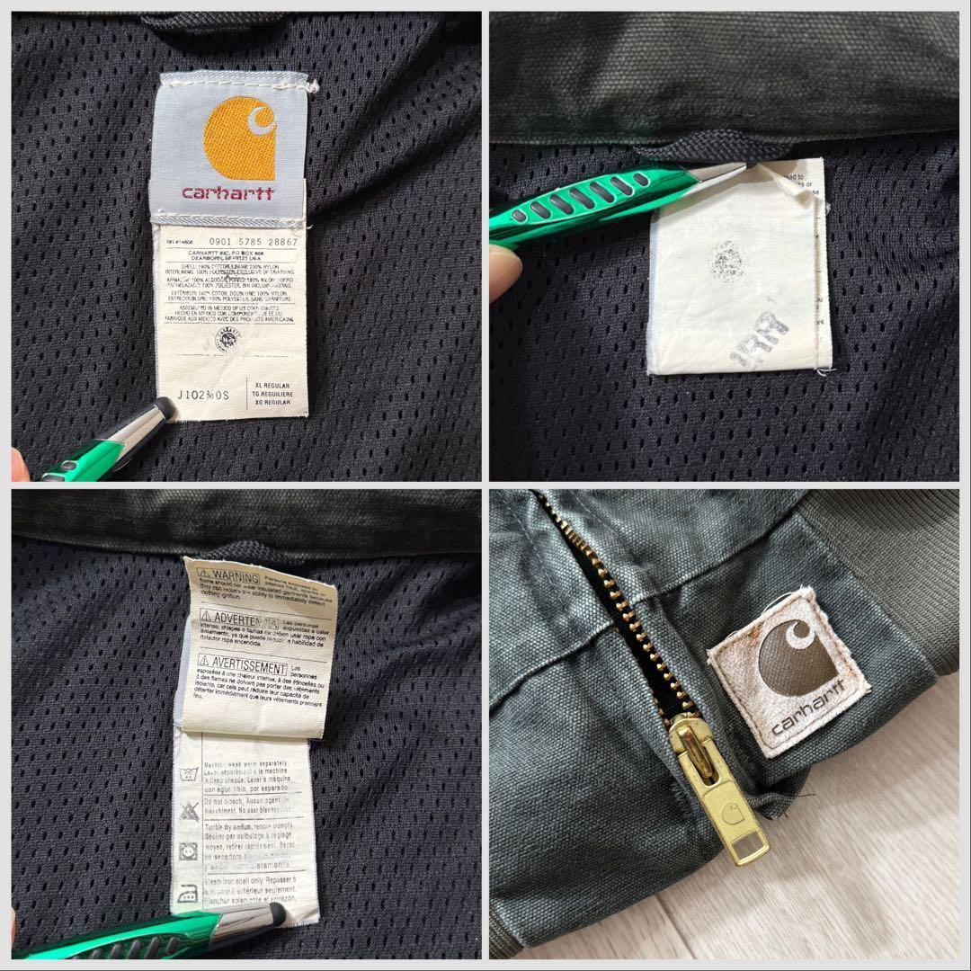 美品！Carhartt サンタフェジャケット XL サーマル J102MOS