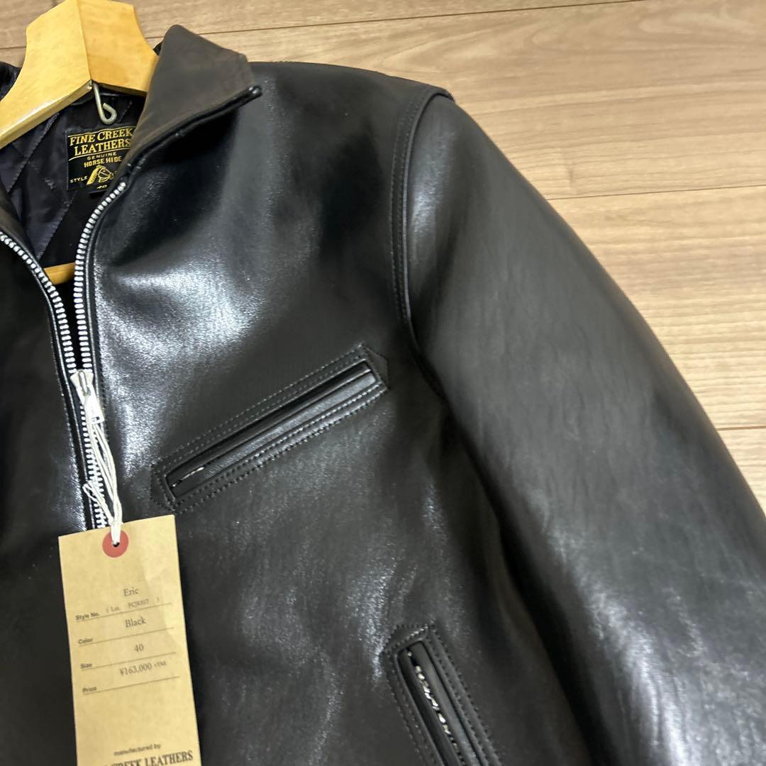 ファインクリークレザーズ、Eric、カラーBLACK、 サイズ40、新品未使用