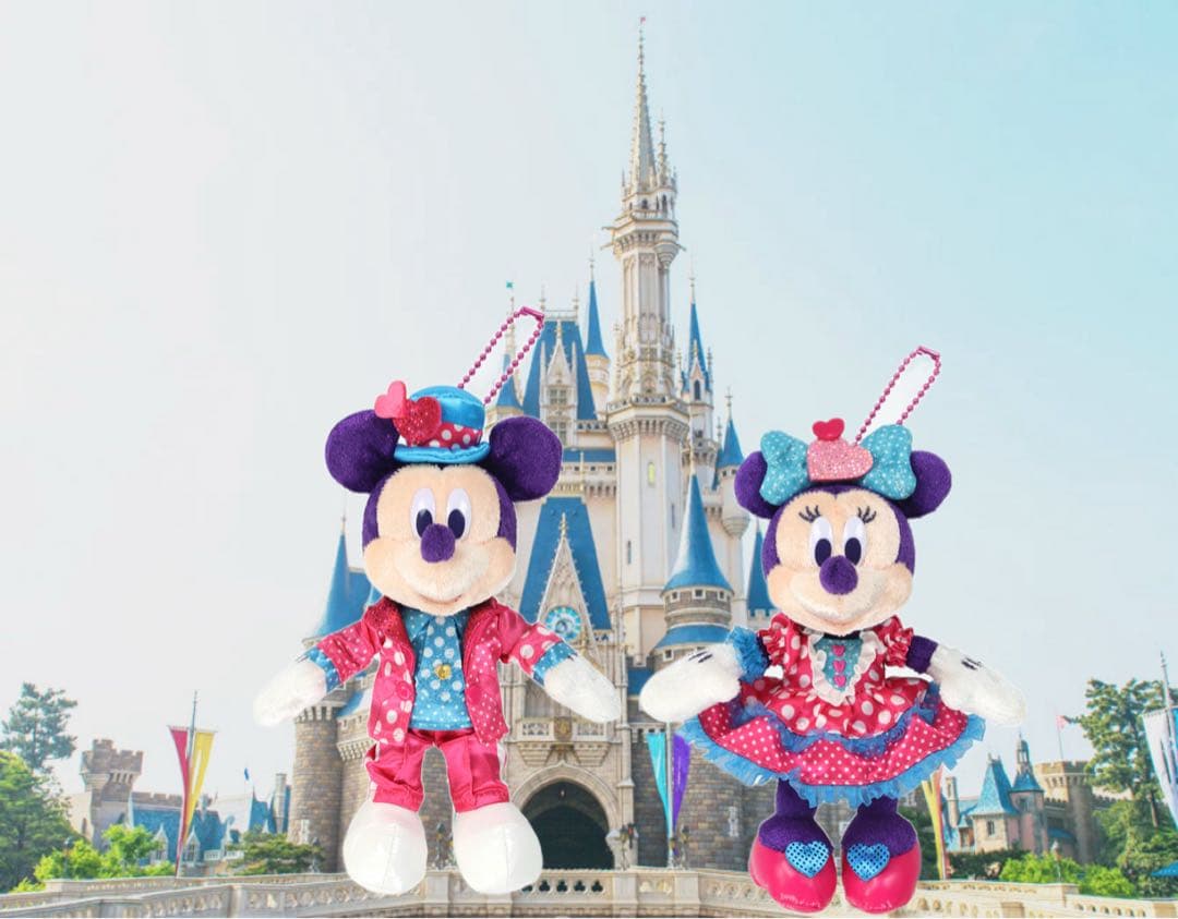 ミニーのファンダーランド ぬいば ぬいぐるみバッジ ミッキー ミニー