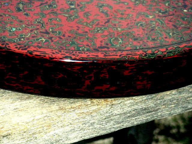 ♥未使用　若狭塗　お盆　φ３３５ｍｍ