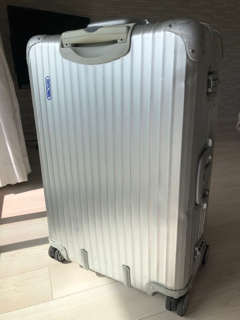 希少 リモワ トパーズ 82L 4輪 青ロゴ 旧ロゴ TSAロック アルミニウム