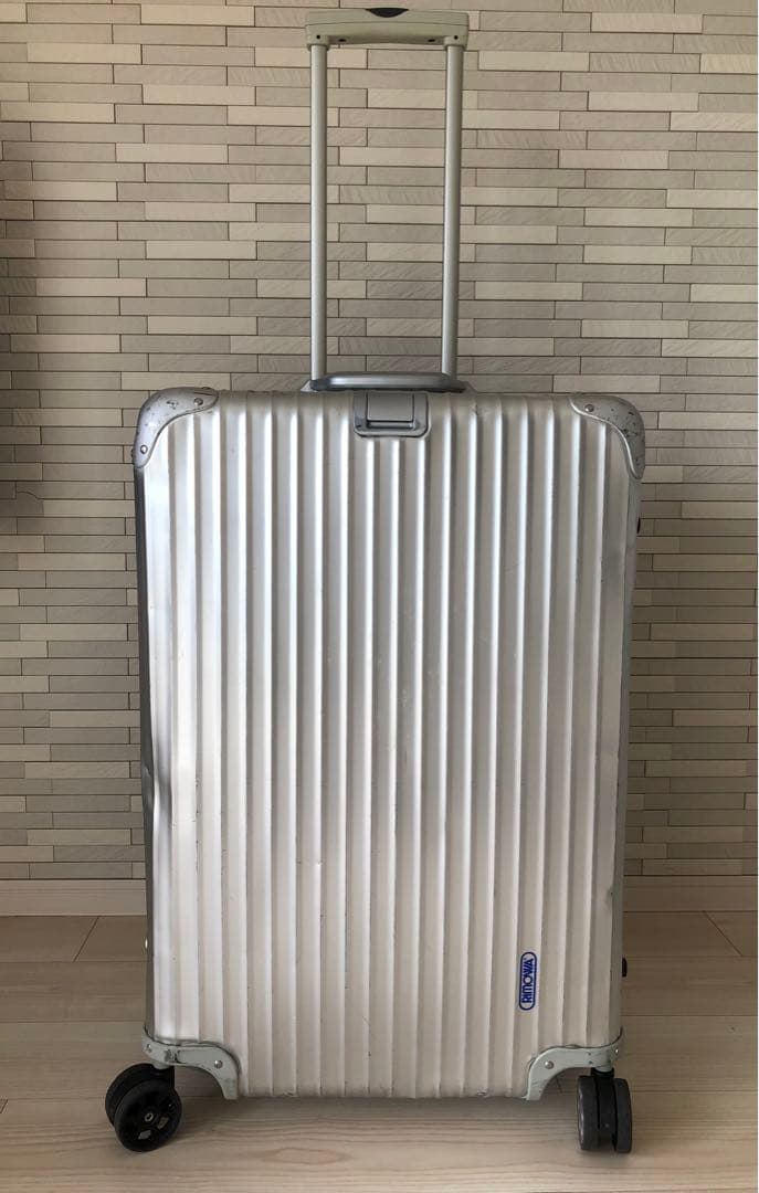 希少 リモワ トパーズ 82L 4輪 青ロゴ 旧ロゴ TSAロック アルミニウム