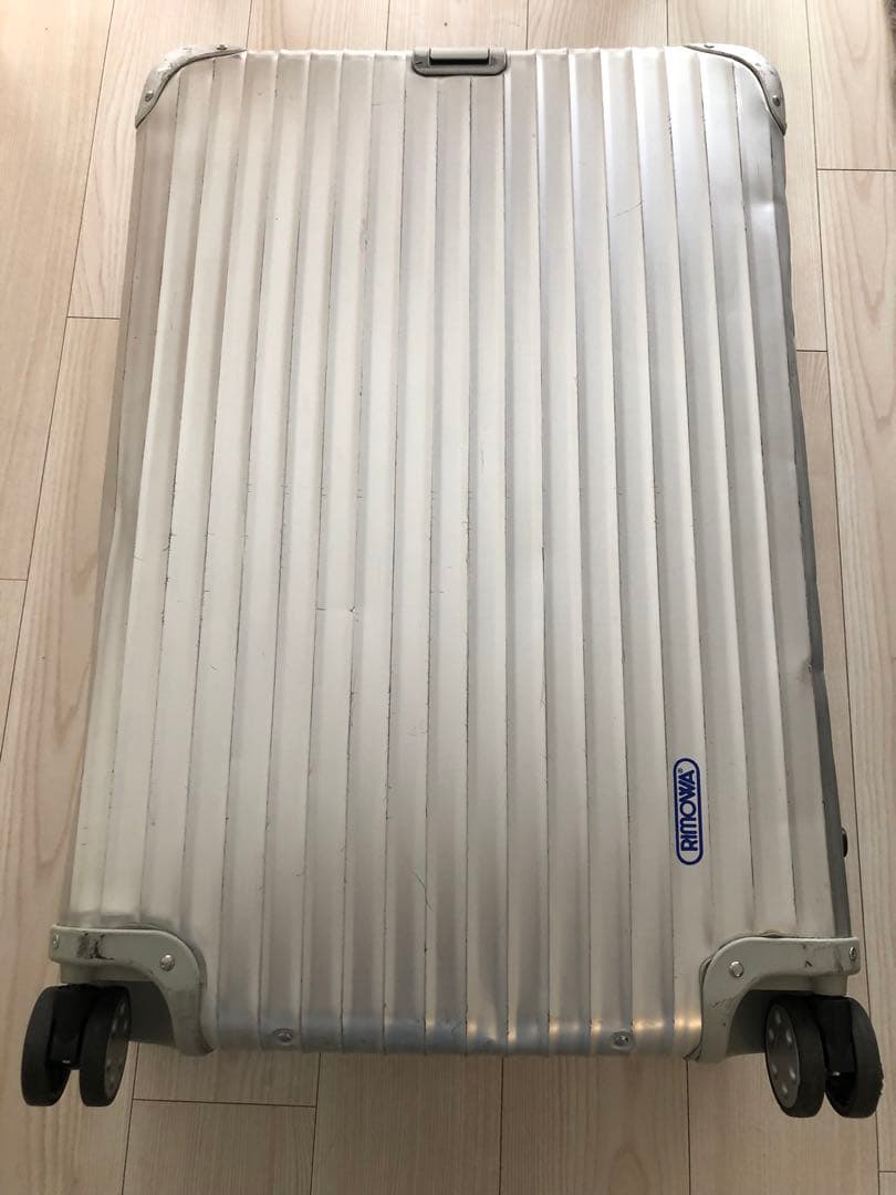 希少 リモワ トパーズ 82L 4輪 青ロゴ 旧ロゴ TSAロック アルミニウム